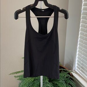lululemon athletica Black Racerback Tank Top - Women's